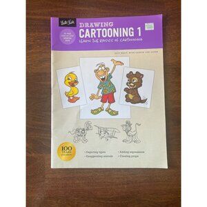 Drawing Cartooning 1 by Jack Keely Learn Basics of Cartooning Walter Foster Book